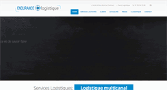 Desktop Screenshot of endurancelogistique.fr