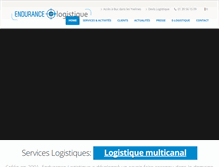 Tablet Screenshot of endurancelogistique.fr